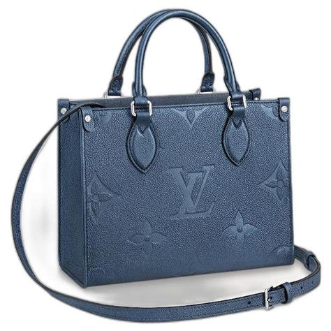 Louis Vuitton navy tote